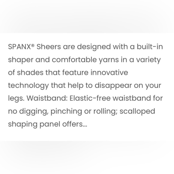 SPANDX FIRM BELIEVER HIGH WAISTED SHAPING SHEERS 20217R - Picture 4 of 5